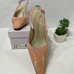 Calvin Klein Women's soft pink Slingback Heels. See pics no scratches.
